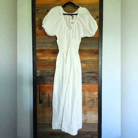 NWT FAITHFULL THE BRAND Teatro Midi Dress. US Size 8 - Picture 5 of 9